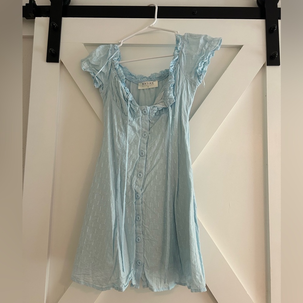 Size small light blue summer dress